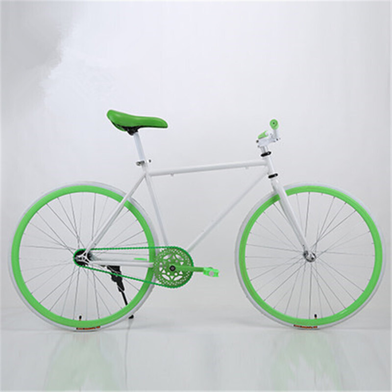 倒騎倒剎男女學(xué)生單車高碳鋼復(fù)古活飛自行車QDOz13 黑色